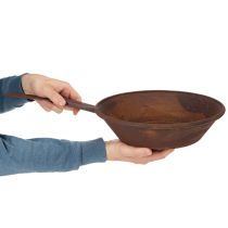 Artikel Pflanzschale Metall Rost Ø31cm mit Griff – Dekoschale für Innen- und Aussenbereich