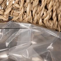 Artikel Korb Deko Eule handgeflochten aus Wasserhyazinthe 18cm naturfarben