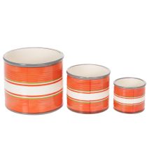Artikel Dekorative Keramik-Pflanzgefässe im Tomaten-Design, 3er-Set, 14 cm