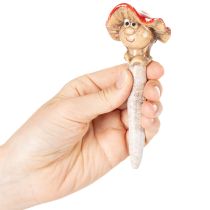 Artikel Pilz-Stecker Dekofigur Mädchen und Junge Fliegenpilz 13 cm Keramik Rot 2er-Set