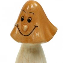Artikel Deko-Pilze aus Keramik Braun 10,5 cm Ø6 cm Herbstdekoration 3er Set