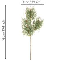 Artikel Künstlicher Kiefernzweig 39 cm grün 6 Stück Set für Dekoration