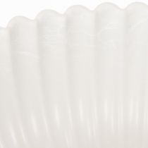 Artikel Schale geriffelt aus Kunststoff, 25 cm, Grau