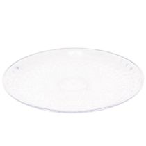 Artikel Dekoteller rund transparent mit Fuss 32 cm