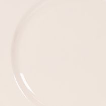 Artikel Teller rund Kunststoff 17 cm Apricot Dekoration 6er-Set