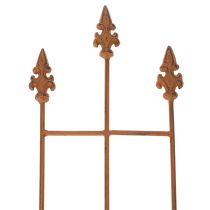 Artikel Metall Garten-Rankgitter Herzform 98cm Rostoptik für Kletterpflanzen