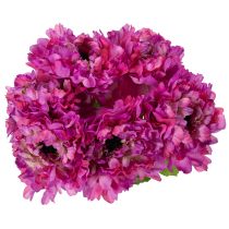Artikel Ranunkel Kunstblume aus Polyester und Kunststoff Rosa 55 cm 6er-Set