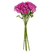 Artikel Ranunkel Kunstblume aus Polyester und Kunststoff Rosa 55 cm 6er-Set