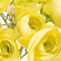 Artikel Kunstblume Ranunkelstrauss 32 cm Gelb für saisonale Wohnraumdekoration
