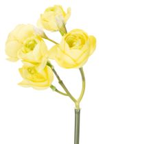 Artikel Kunstblume Ranunkelstrauss 32 cm Gelb für saisonale Wohnraumdekoration