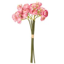 Artikel Künstlicher Ranunkelstrauss Rosa 32 cm 5 Stiele