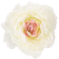 Artikel Künstliche Ranunkel aus Seide mit zarter Blüte 51 cm Beige, Grün, Rosa 3 Stück