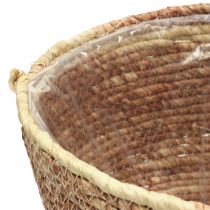 Artikel Pflanzkorb-Set aus Rattan, 3 Grössen (Ø26/22/16 cm), Natur/Braun, für Innenbereich