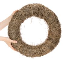 Artikel Rebenkranz aus natürlichem Weinrebematerial, rund, unbehandelt, Durchmesser 45 cm, ideal für Bastel- und Dekorationsprojekte