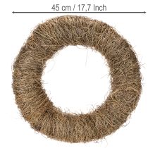 Artikel Rebenkranz aus natürlichem Weinrebematerial, rund, unbehandelt, Durchmesser 45 cm, ideal für Bastel- und Dekorationsprojekte