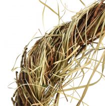 Artikel Rebenkranz Naturkranz mit Heu Braun Grün Ø25cm 3 St