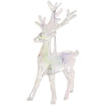 Artikel Rentier Anhänger Acryl 14cm 4er-Set für Weihnachtsdekoration