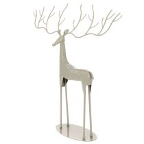 Artikel Deko-Hirsch-Skulptur Metall mintgrün 45 cm hoch für Innen