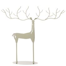 Artikel Deko-Hirsch-Skulptur Metall mintgrün 45 cm hoch für Innen