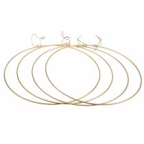 Artikel Dekoring aus Metall Ø35cm Gold 4 Stück für Hängedekoration und Bastelprojekte