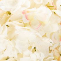 Artikel Künstliche Hortensie 62 cm Weiss-Beige aus Polyester und Kunststoff für Wohnraumdekoration