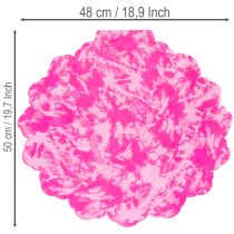 Artikel Blumenmanschette Rondella Pink Kunststoff 48 cm für Blumensträusse
