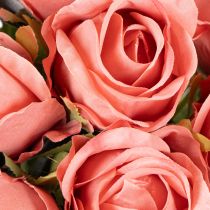 Artikel Künstliche Rose im Bund, 62 cm, 12 Stiele, Rosa