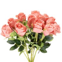 Artikel Künstliche Rose im Bund, 62 cm, 12 Stiele, Rosa