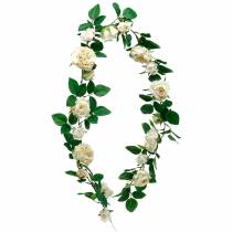 Romantische Rosen-Girlande, Seidenblume, künstliche Rosenranke 160cm