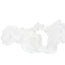 Artikel Rüschenband aus Organza 25mm Weiss 10m für Dekorationen