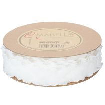 Artikel Rüschenband aus Organza 25mm Weiss 10m für Dekorationen