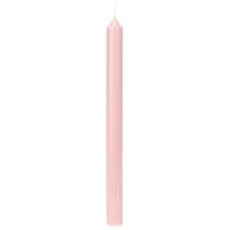 Artikel Rustic Stabkerzen durchgefärbt Rosa 350 x 28 mm 4 Stück