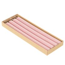 Artikel Rustic Stabkerzen durchgefärbt Rosa 350 x 28 mm 4 Stück