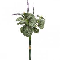 Artikel Künstliche Salbei-Seidenblumen im Bund, Violett, L28 cm, 4 Stück