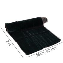 Artikel Dekoband Samtband Rolle 25 cm x 2 m Anthrazit