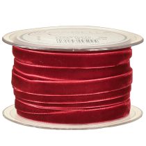 Artikel Samtband Dekobänder Velvet Band Bordeaux 10mm 20m