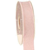 Artikel Samtband Rosa 25mm 7m