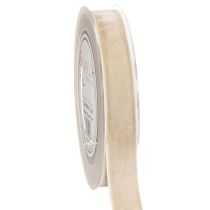 Artikel Geschenkband Samtband Beige 20mm 10m für Verpackung und Dekoration