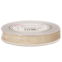 Artikel Geschenkband Samtband Beige 20mm 10m für Verpackung und Dekoration