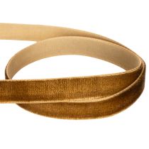 Artikel Dekoband Samt Braun 10mm x 20m Rolle