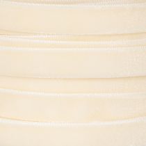 Artikel Samtband Creme 10mm auf Rolle 20m aus Polyamid für Basteln und Dekoration