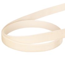 Artikel Samtband Creme 10mm auf Rolle 20m aus Polyamid für Basteln und Dekoration