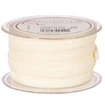 Artikel Samtband Creme 10mm auf Rolle 20m aus Polyamid für Basteln und Dekoration