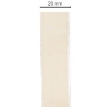 Artikel Cremefarbenes Samtband 20mm x 10m für Geschenke und Dekoration