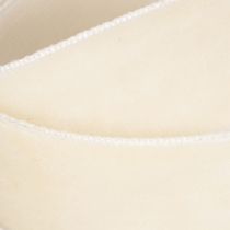 Artikel Cremefarbenes Samtband 20mm x 10m für Geschenke und Dekoration