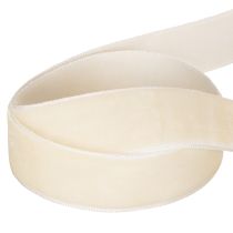 Artikel Cremefarbenes Samtband 20mm x 10m für Geschenke und Dekoration