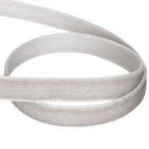 Artikel Samtband Grau 10mm x 20m für Dekorationen