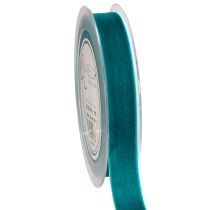 Artikel Dekoband Samtband Petrolblau 20mm 10m für Dekoration und Geschenkverpackung