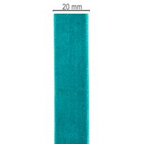 Artikel Dekoband Samtband Petrolblau 20mm 10m für Dekoration und Geschenkverpackung