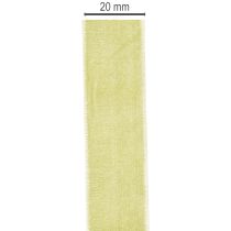 Artikel Dekoband Samtband 20 mm 10 m Salbeigrün für Geschenk- und Wohnraumdekoration